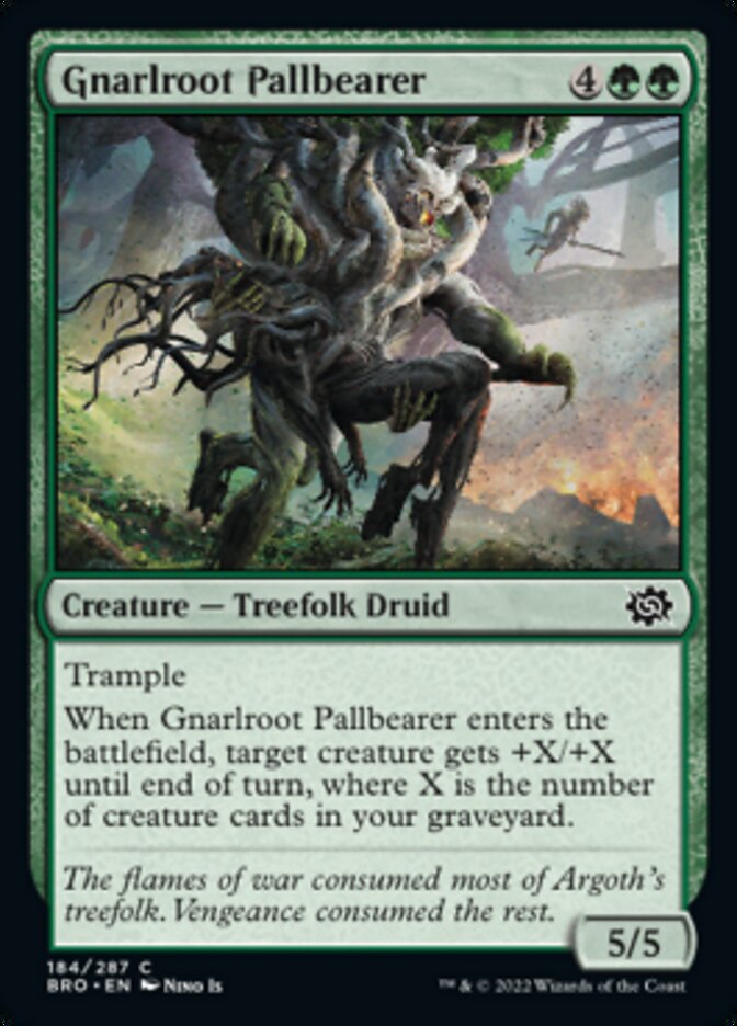 Gnarlroot Pallbearer [The Brothers' War] | Gamers Paradise