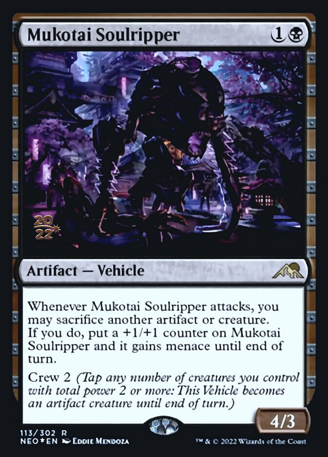 Mukotai Soulripper [Kamigawa: Neon Dynasty Prerelease Promos] | Gamers Paradise