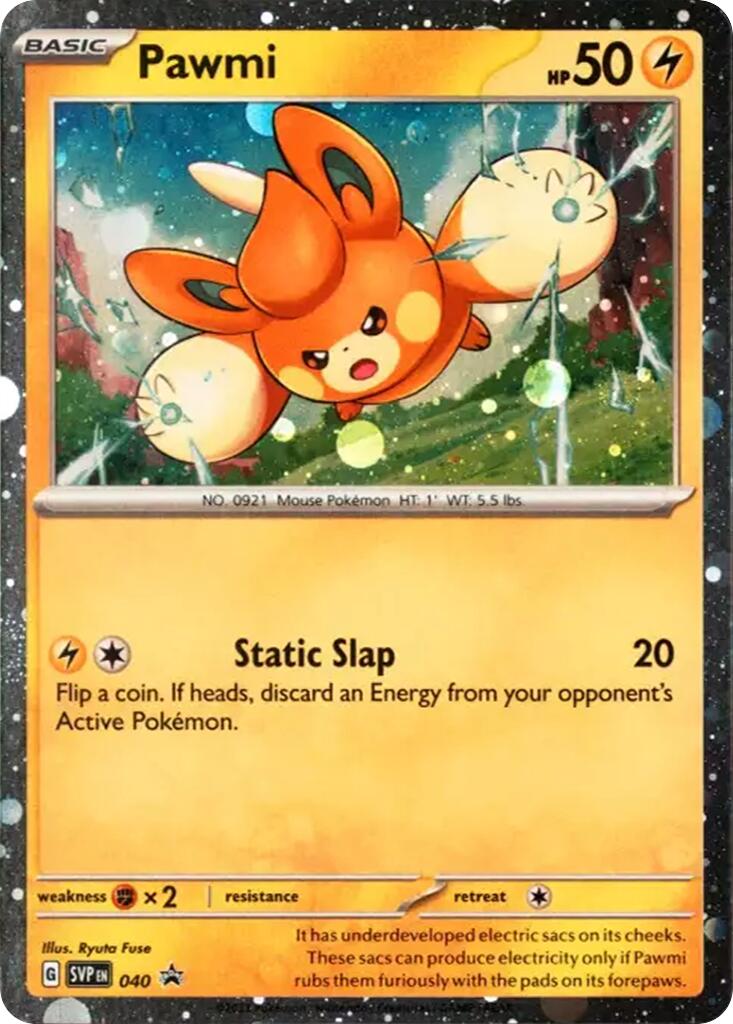 Pawmi (040) (Cosmos Holo) [Scarlet & Violet: Black Star Promos] | Gamers Paradise