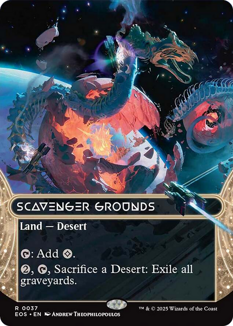 Scavenger Grounds (0037) (Borderless) [Edge of Eternities: Stellar Sights] | Gamers Paradise