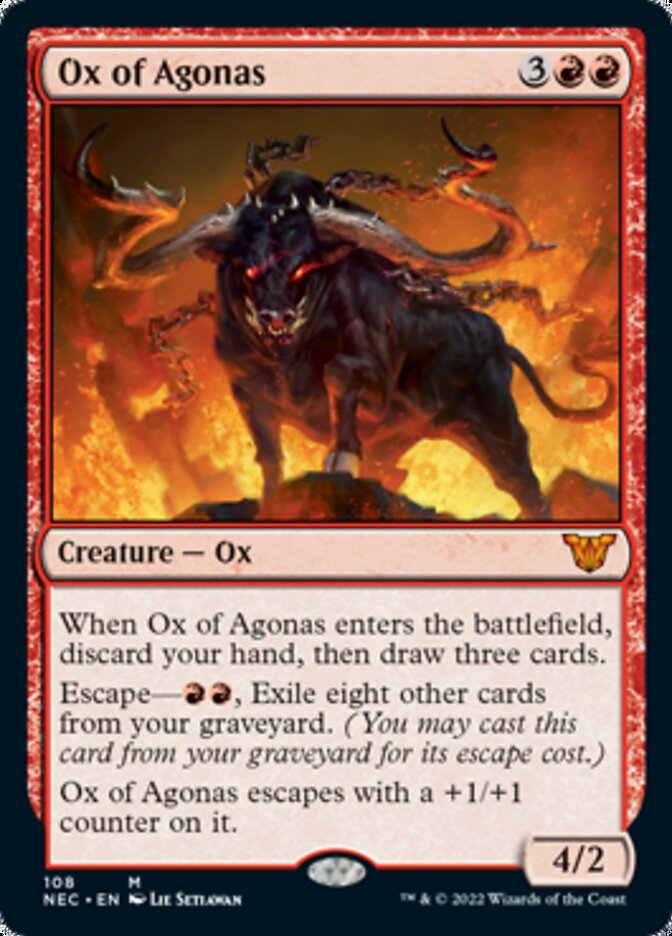 Ox of Agonas [Kamigawa: Neon Dynasty Commander] | Gamers Paradise