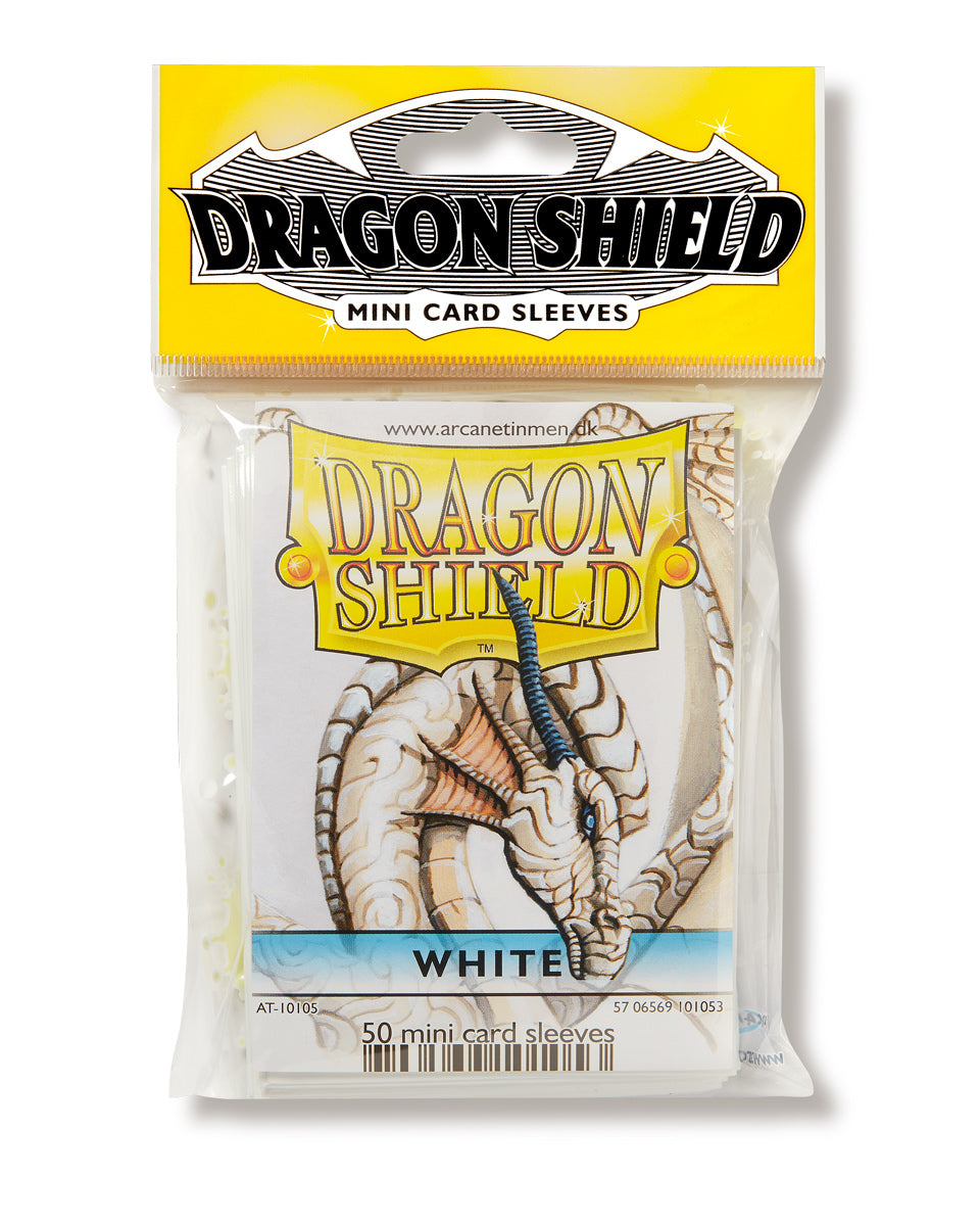 Dragon Shield: Japanese Size 50ct Sleeves - White (Classic) | Gamers Paradise