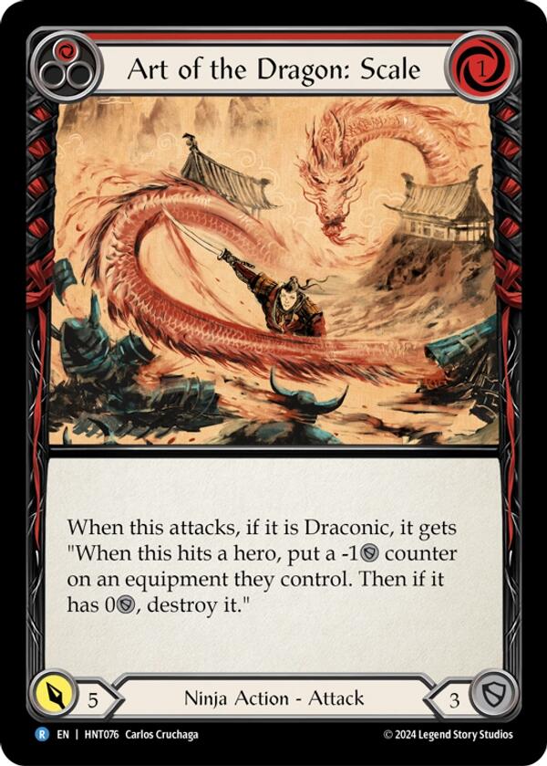Art of the Dragon: Scale [HNT076] (The Hunted)  Rainbow Foil | Gamers Paradise
