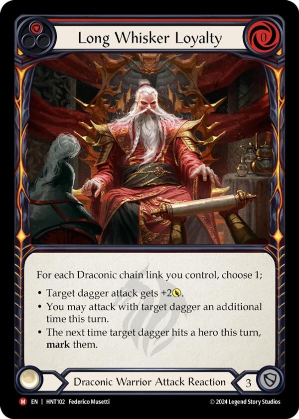 Long Whisker Loyalty [HNT102] (The Hunted)  Rainbow Foil | Gamers Paradise