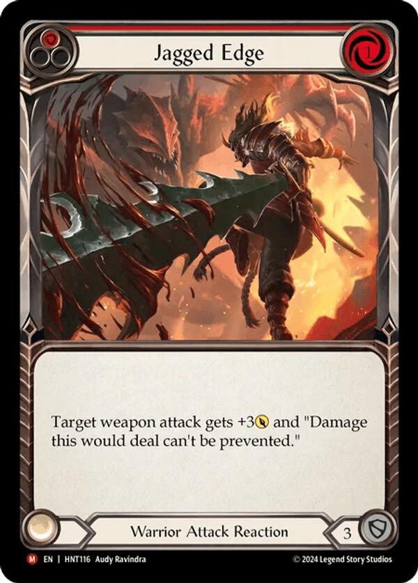 Jagged Edge [HNT116] (The Hunted)  Rainbow Foil | Gamers Paradise