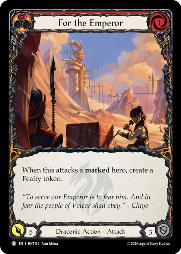 For the Emperor [HNT159] (The Hunted)  Rainbow Foil | Gamers Paradise
