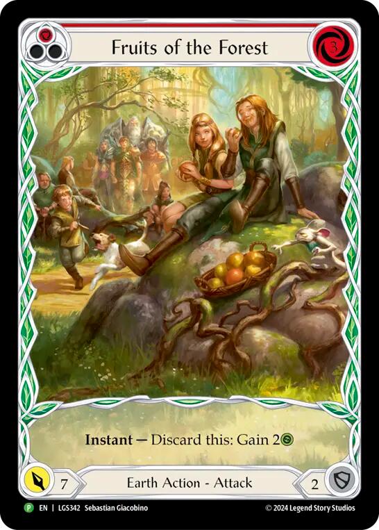 Fruits of the Forest (Red) [LGS342] (Promo)  Rainbow Foil | Gamers Paradise