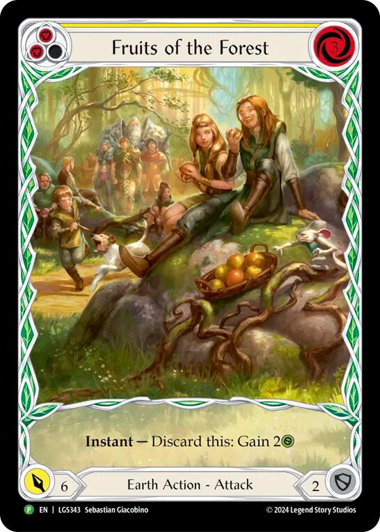 Fruits of the Forest (Yellow) [LGS343] (Promo)  Rainbow Foil | Gamers Paradise