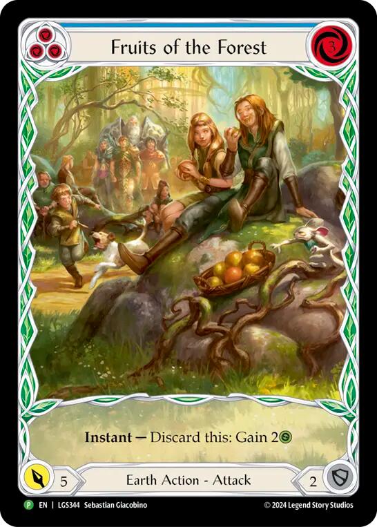 Fruits of the Forest (Blue) [LGS344] (Promo)  Rainbow Foil | Gamers Paradise