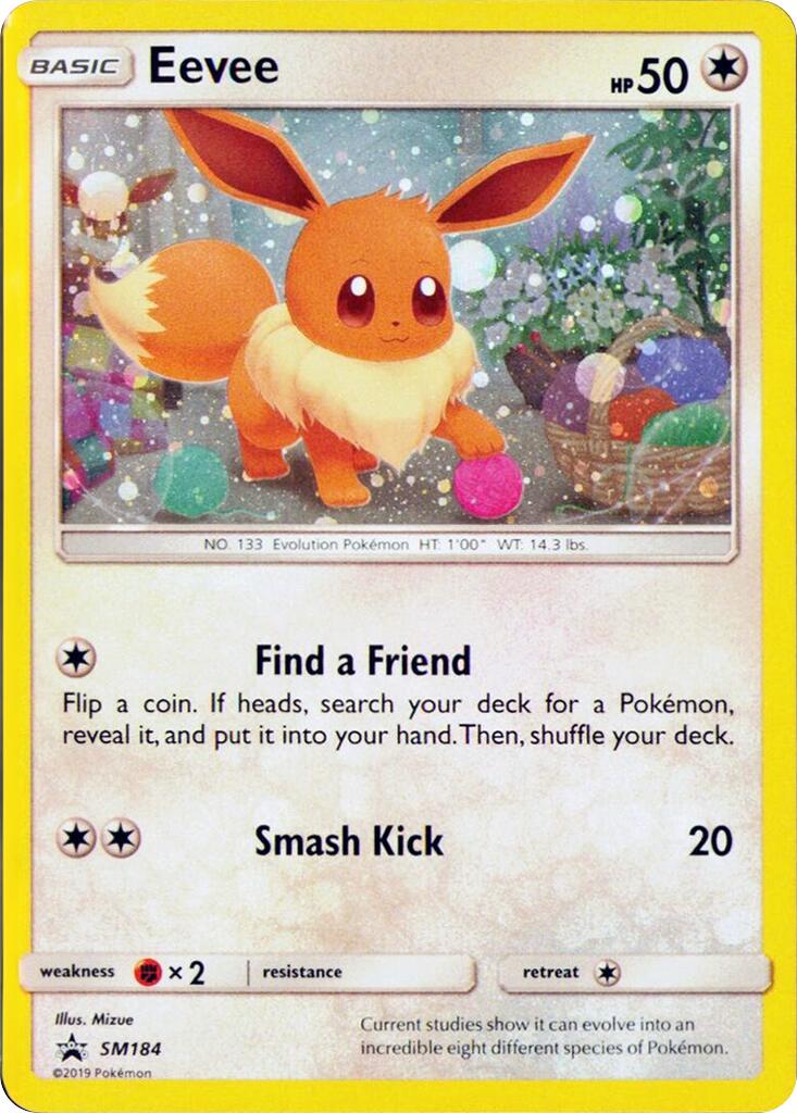 Eevee (SM184) (Cosmos Holo) [Sword & Shield: Black Star Promos] | Gamers Paradise