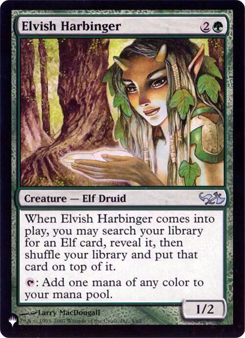 Elvish Harbinger (Retro Frame) [The List] | Gamers Paradise