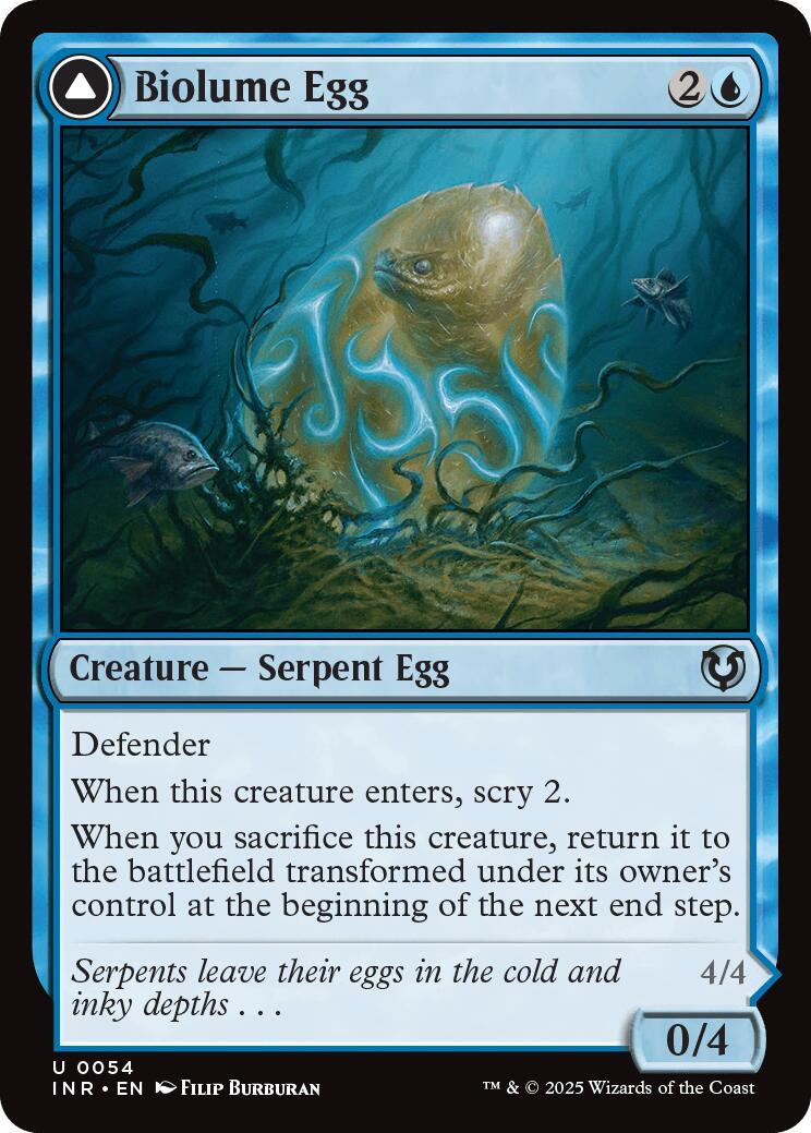 Biolume Egg // Biolume Serpent [Innistrad Remastered] | Gamers Paradise