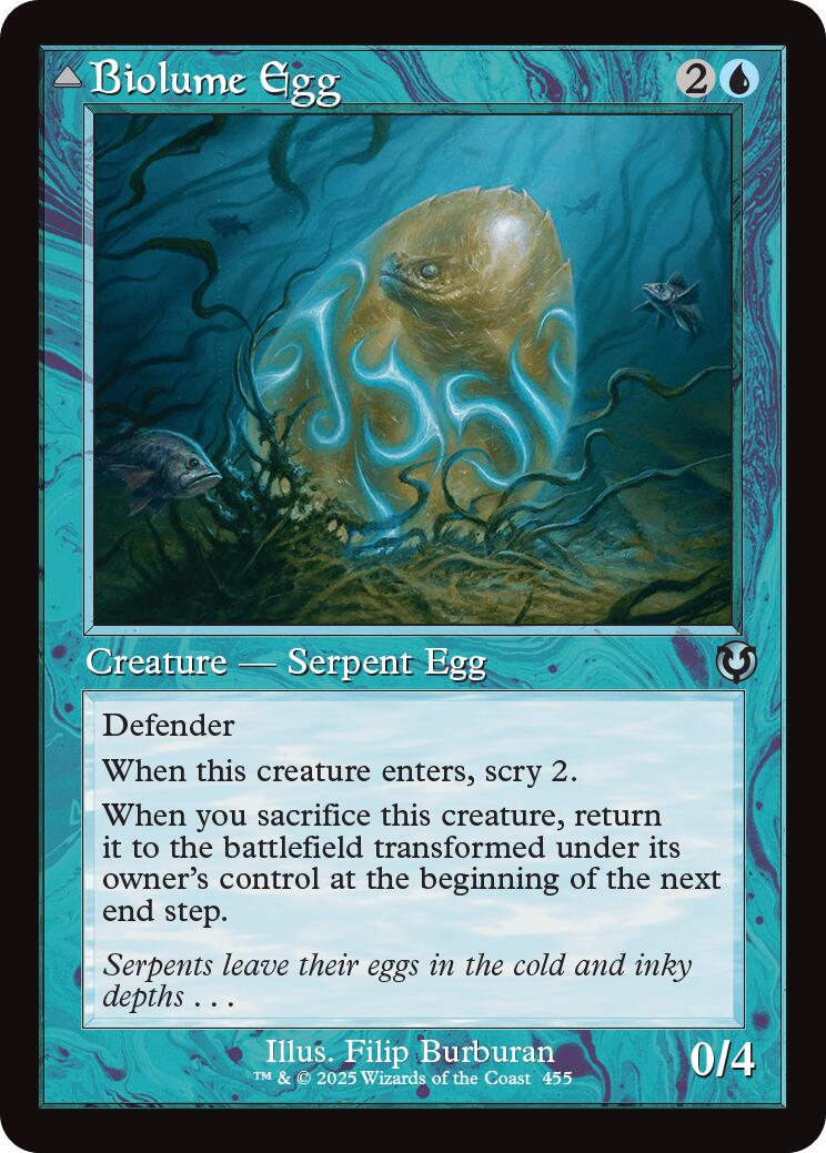 Biolume Egg // Biolume Serpent (Retro Frame) [Innistrad Remastered] | Gamers Paradise