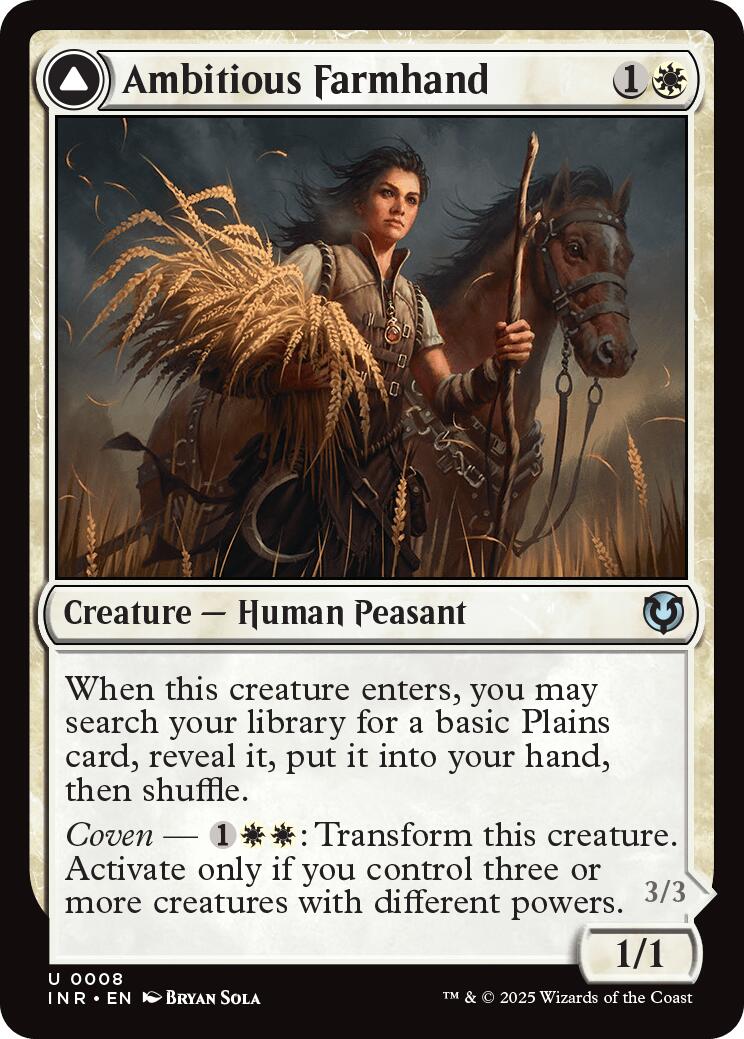 Ambitious Farmhand // Seasoned Cathar [Innistrad Remastered] | Gamers Paradise