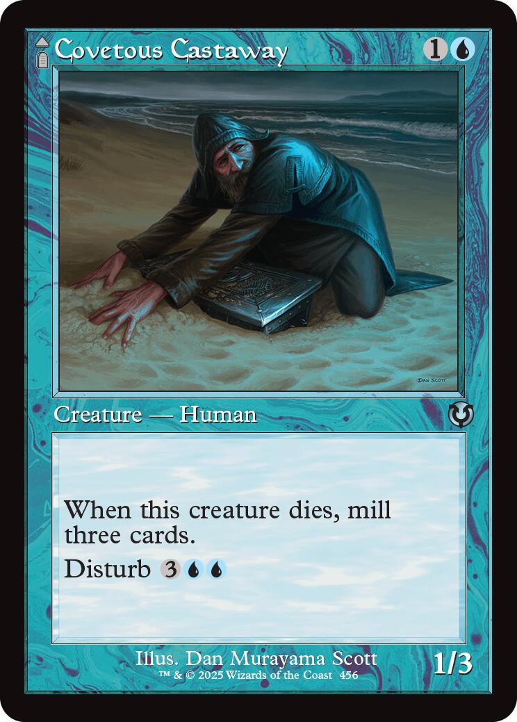 Covetous Castaway // Ghostly Castigator (Retro Frame) [Innistrad Remastered] | Gamers Paradise