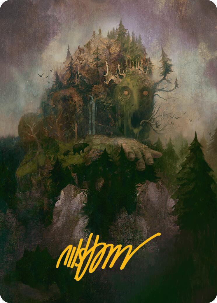 Cultivator Colossus Art Card (Gold-Stamped Signature) [Innistrad Remastered Art Series] | Gamers Paradise
