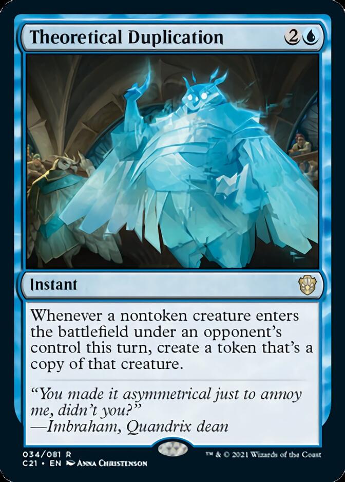 Theoretical Duplication [Commander 2021] | Gamers Paradise