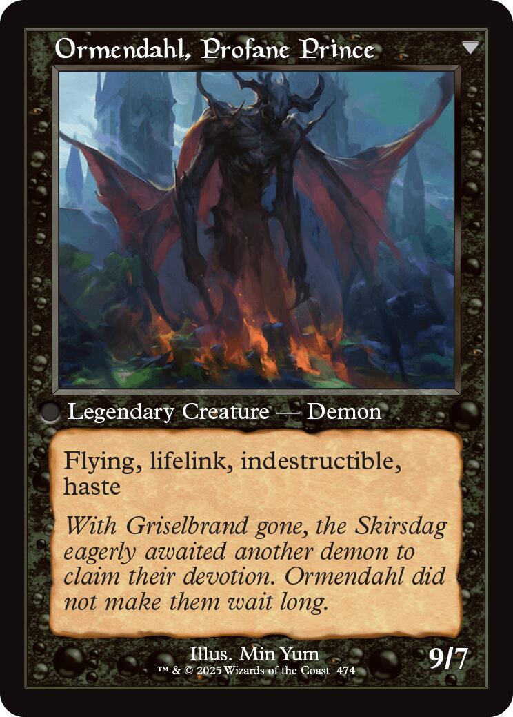 Westvale Abbey // Ormendahl, Profane Prince (Retro Frame) [Innistrad Remastered] | Gamers Paradise