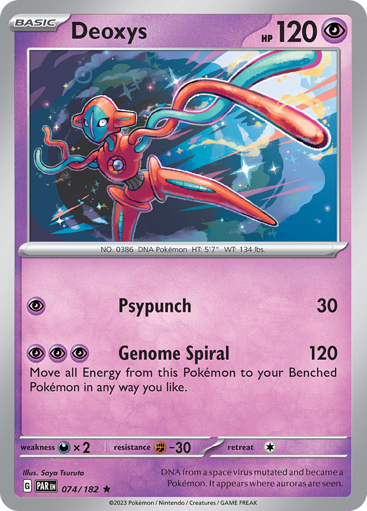 Deoxys (074/182) [Scarlet & Violet: Paradox Rift] | Gamers Paradise