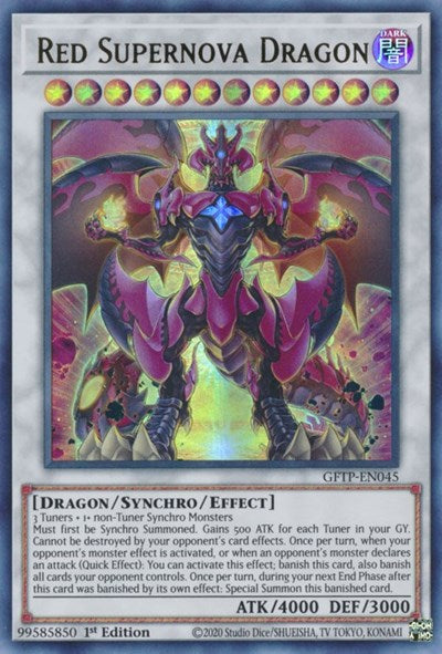 Red Supernova Dragon [GFTP-EN045] Ultra Rare | Gamers Paradise