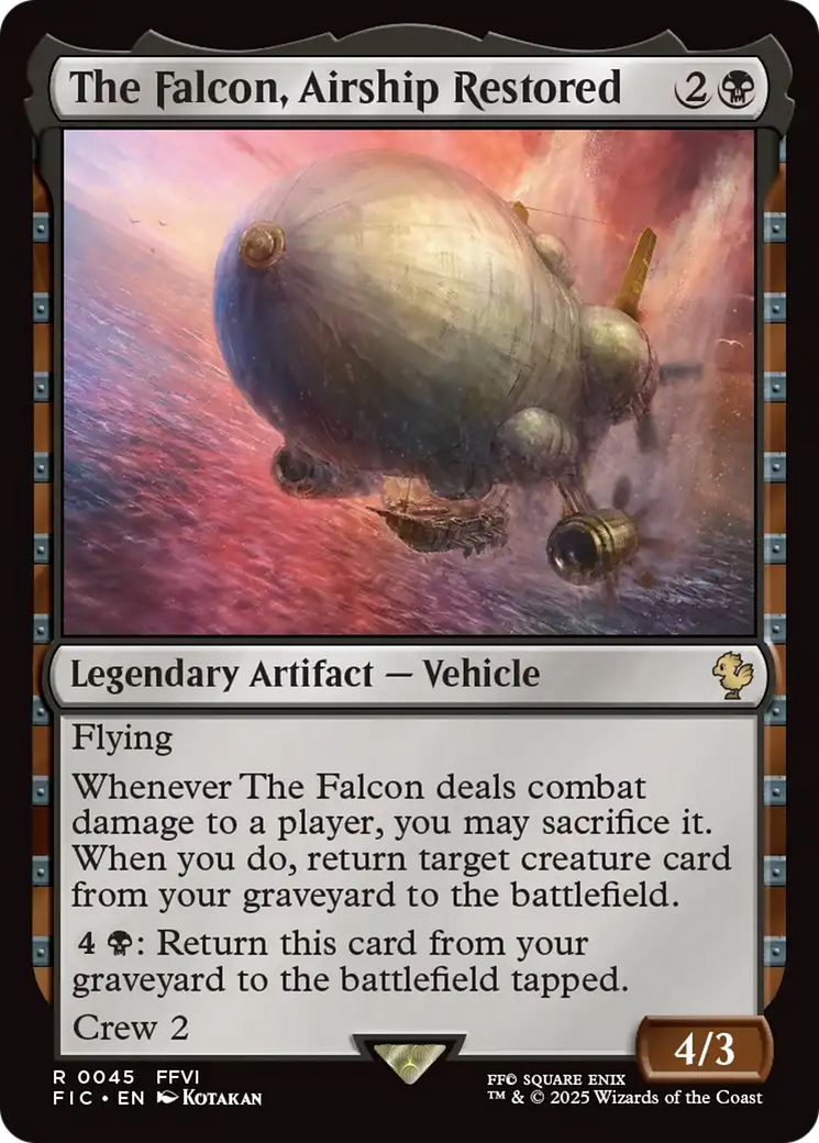 The Falcon, Airship Restored [FINAL FANTASY Commander] | Gamers Paradise