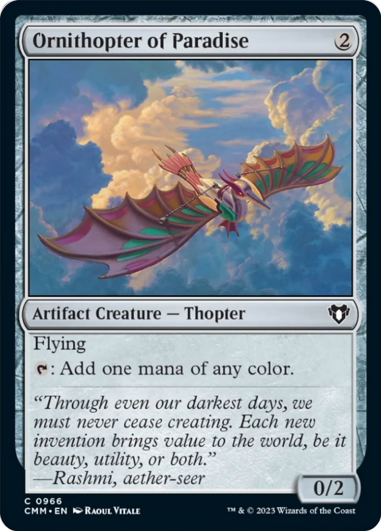 Ornithopter of Paradise [Commander Masters] | Gamers Paradise
