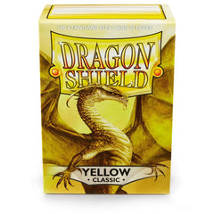 Dragon Shield: Standard 100ct Sleeves - Yellow (Classic) | Gamers Paradise