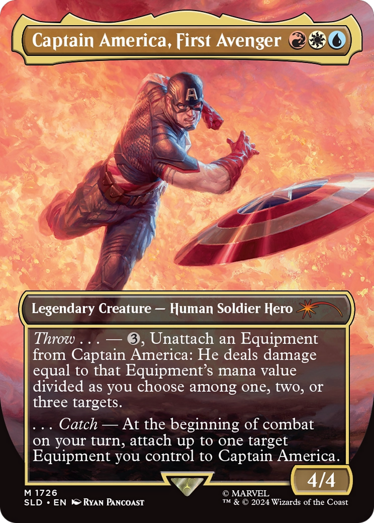 Captain America, First Avenger (Rainbow Foil) [Secret Lair Drop Series] | Gamers Paradise