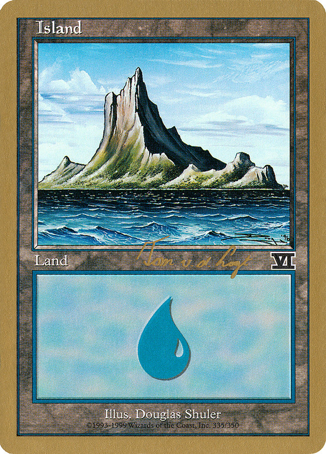 Island (tvdl335) (Tom van de Logt) [World Championship Decks 2000] | Gamers Paradise
