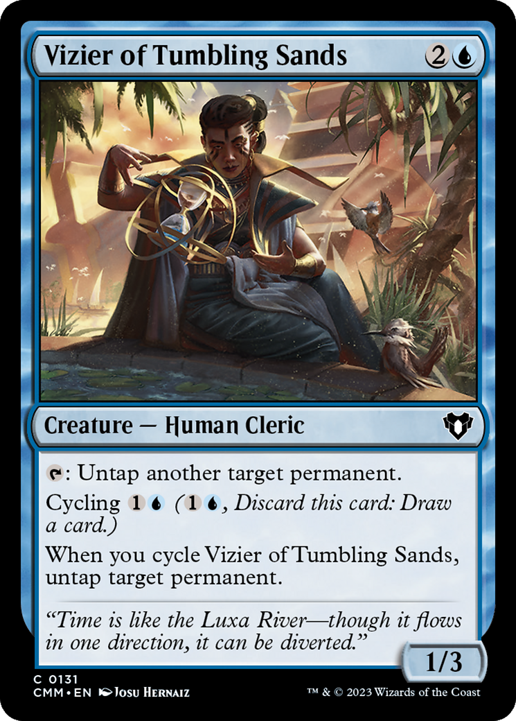 Vizier of Tumbling Sands [Commander Masters] | Gamers Paradise