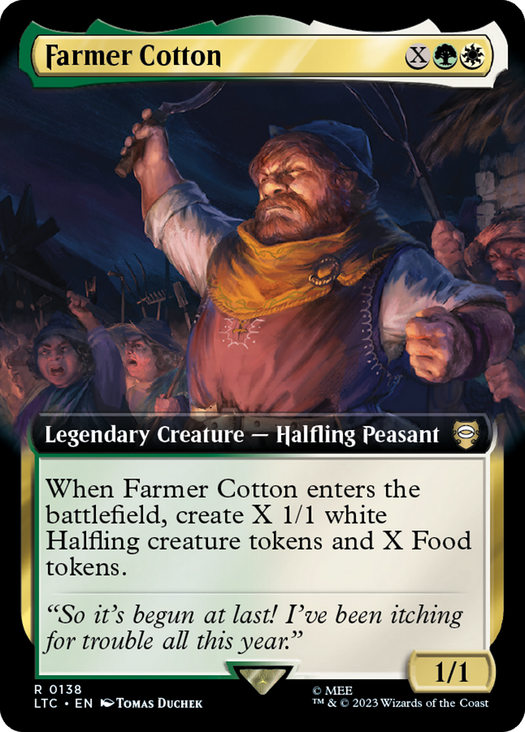 Farmer Cotton (Extended Art) [The Lord of the Rings: Tales of Middle-Earth Commander] | Gamers Paradise
