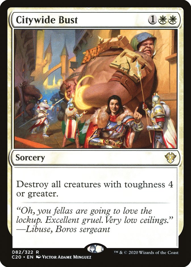 Citywide Bust [Commander 2020] | Gamers Paradise