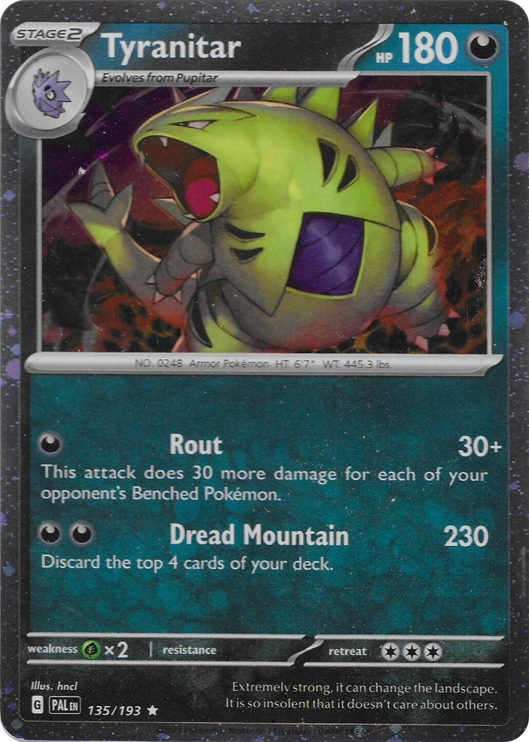 Tyranitar (135/193) (Cosmo Foil) [Miscellaneous Cards] | Gamers Paradise
