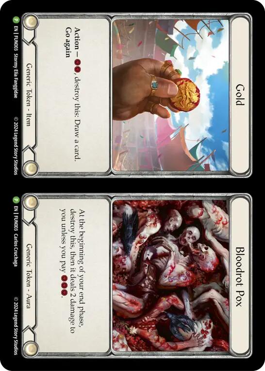 Cracker Bauble // Gold and Bloodrot Pox [LGS360-FUN003] (Promo) | Gamers Paradise