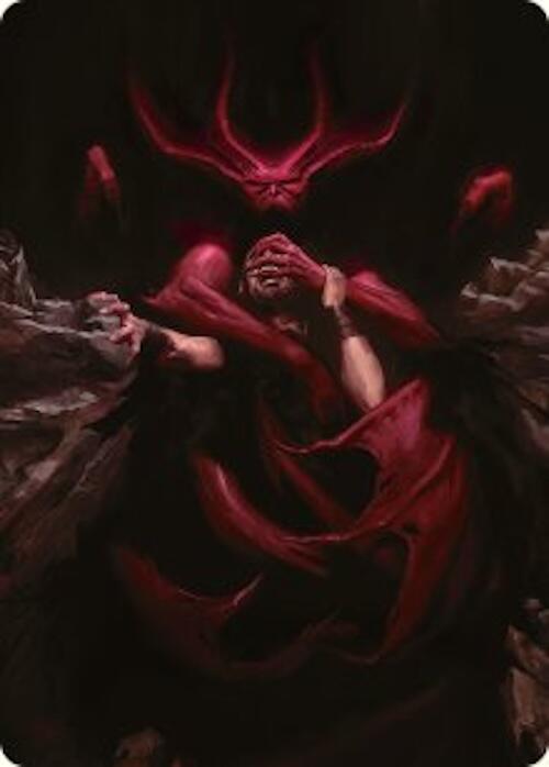 Infernal Grasp Art Card [Innistrad Remastered Art Series] | Gamers Paradise