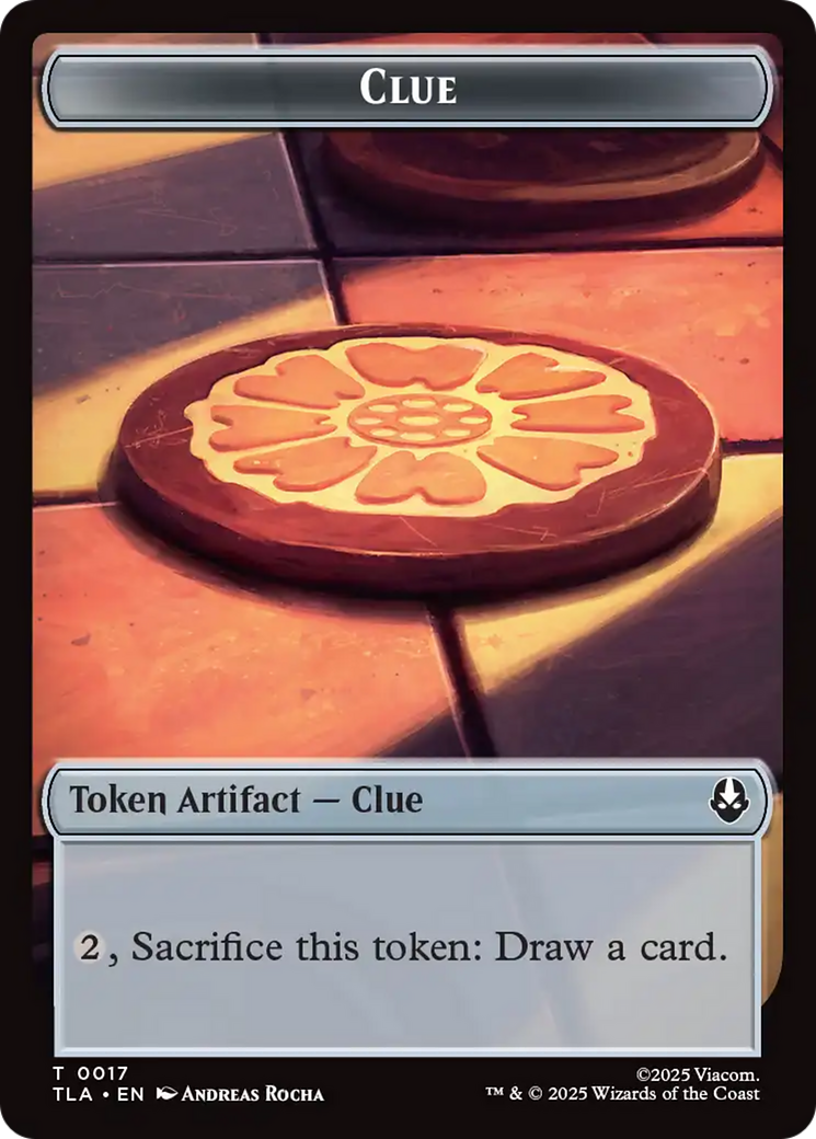 Monk // Clue (0017) Double-Sided Token [Avatar: The Last Airbender Tokens] | Gamers Paradise