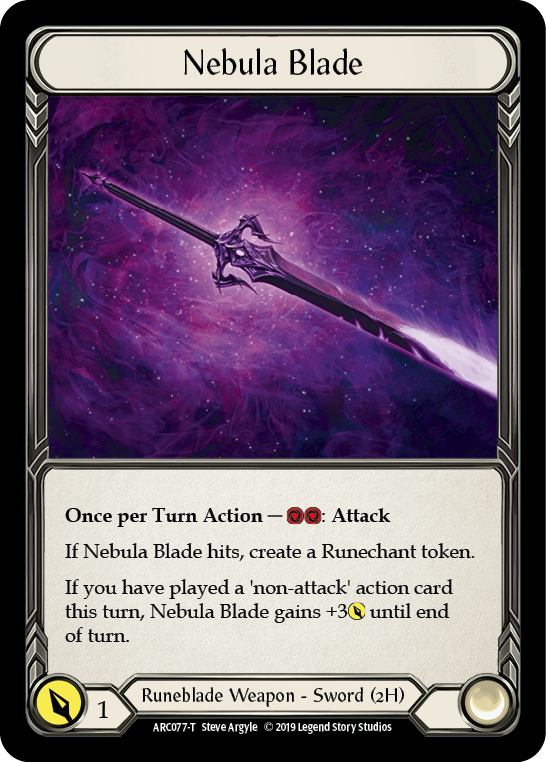 Kano // Nebula Blade [ARC114-T // ARC077-T] (Arcane Rising)  1st Edition Normal | Gamers Paradise