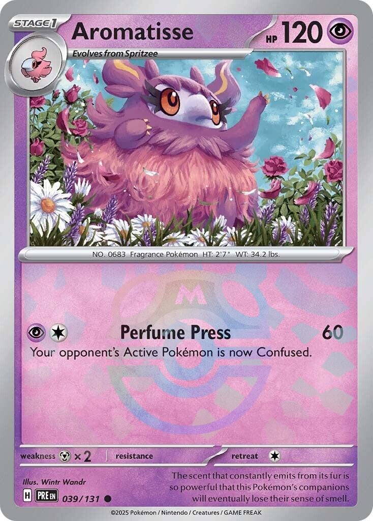 Aromatisse (039/131) (Master Ball Pattern) [Scarlet & Violet: Prismatic Evolutions] | Gamers Paradise