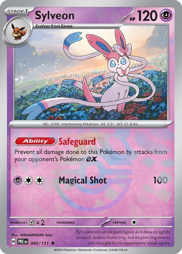 Sylveon (040/131) (Master Ball Pattern) [Scarlet & Violet: Prismatic Evolutions] | Gamers Paradise
