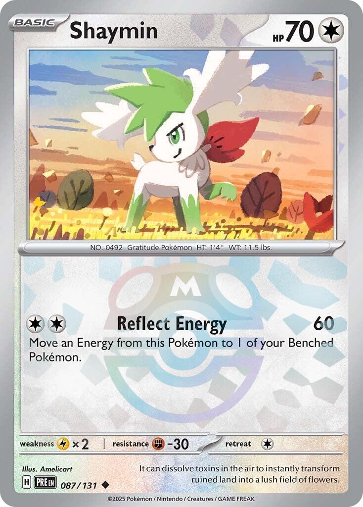 Shaymin (087/131) (Master Ball Pattern) [Scarlet & Violet: Prismatic Evolutions] | Gamers Paradise