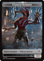 Eldrazi Horror // Human Soldier (0003) Double-Sided Token [Innistrad Remastered Tokens] | Gamers Paradise