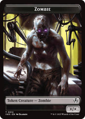 Zombie (0011) // Zombie (0012) Double-Sided Token [Innistrad Remastered Tokens] | Gamers Paradise