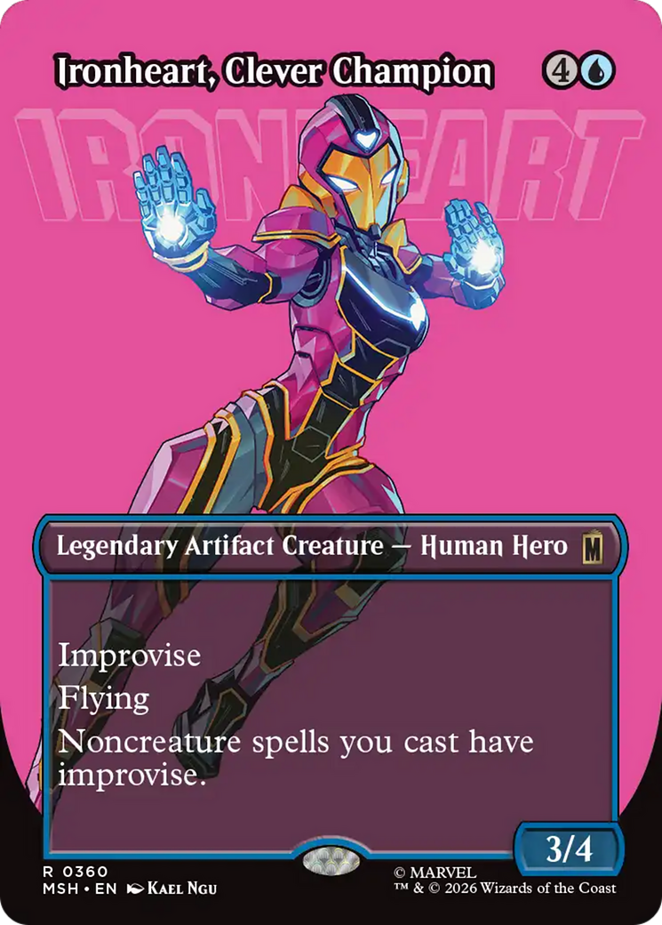 Ironheart, Clever Champion (Borderless) [Marvel Super Heroes] | Gamers Paradise
