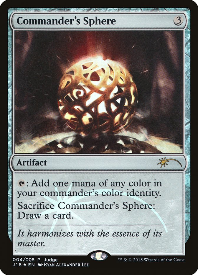 Commander's Sphere [Judge Gift Cards 2018] | Gamers Paradise