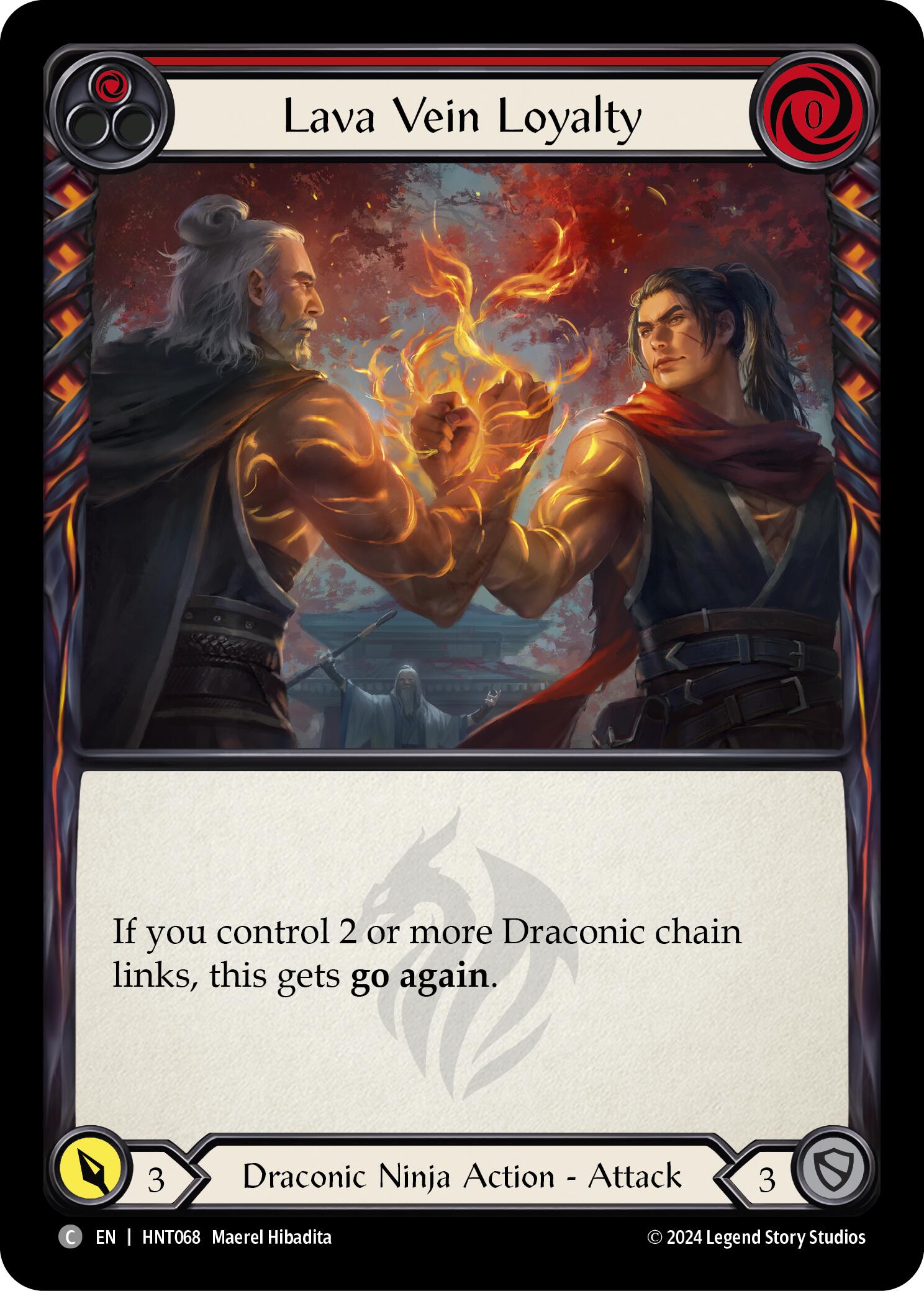 Lava Vein Loyalty (Red) [HNT068] (The Hunted) | Gamers Paradise