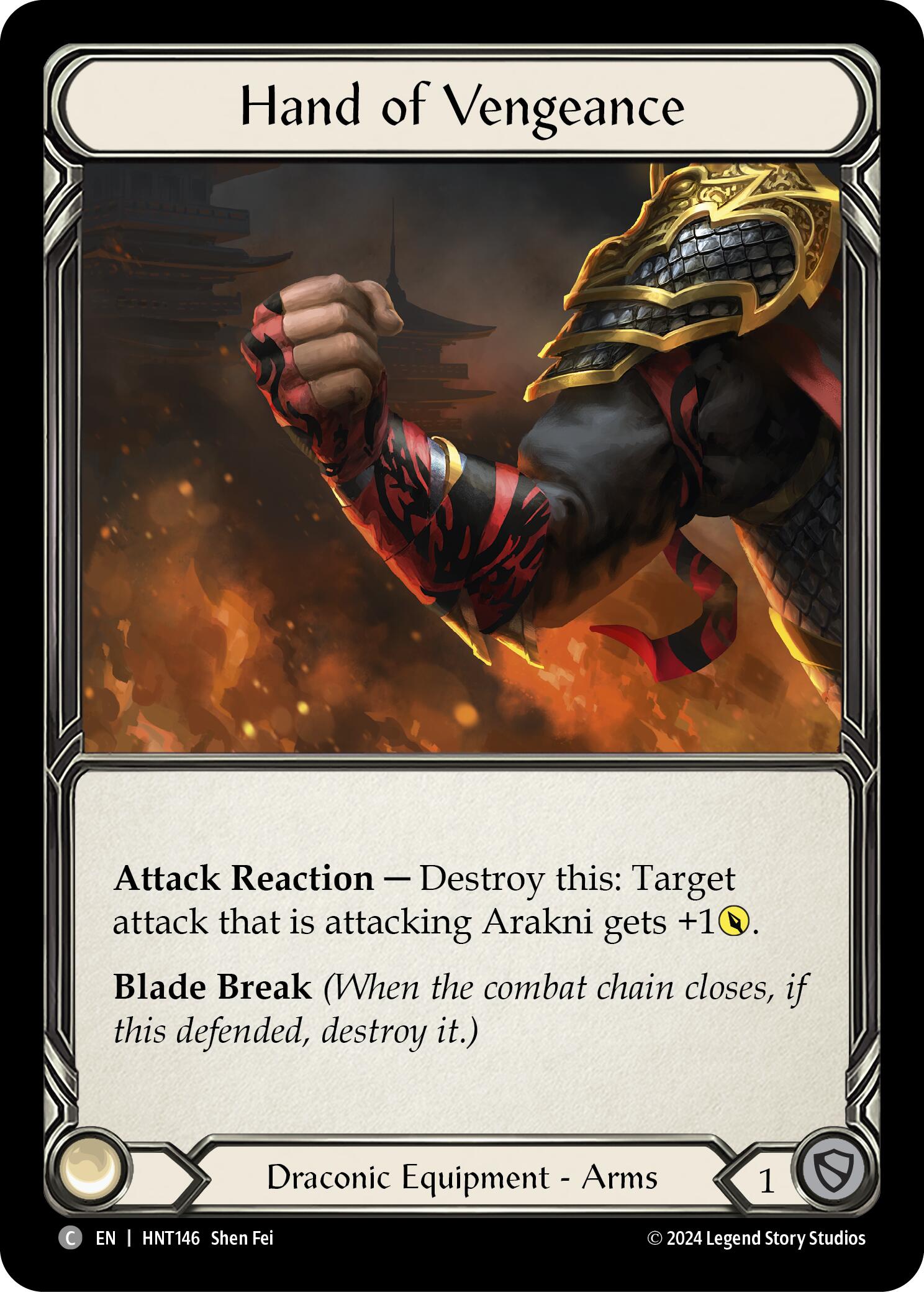 Hand of Vengeance [HNT146] (The Hunted)  Cold Foil | Gamers Paradise
