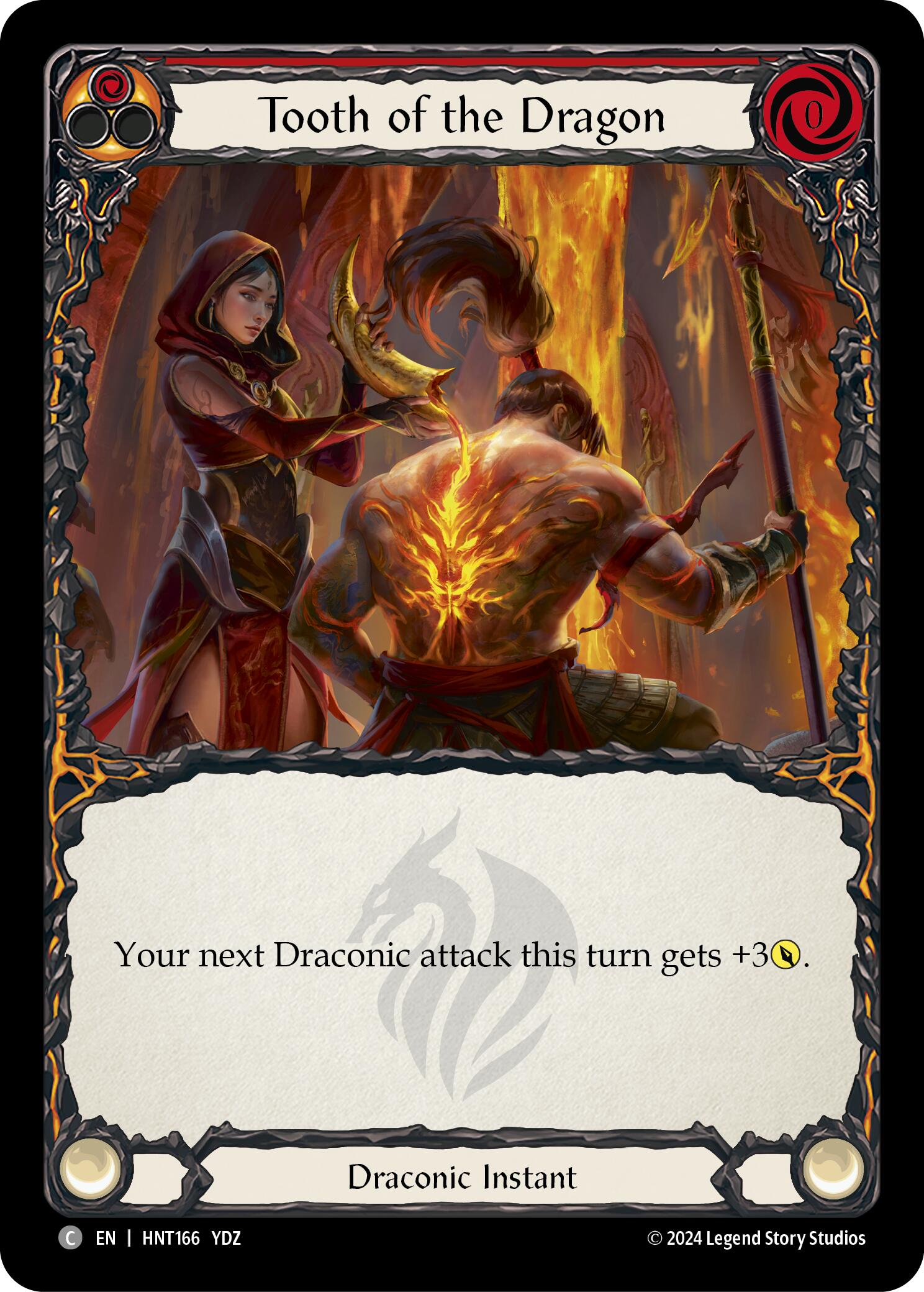 Tooth of the Dragon (Red) [HNT166] (The Hunted) | Gamers Paradise