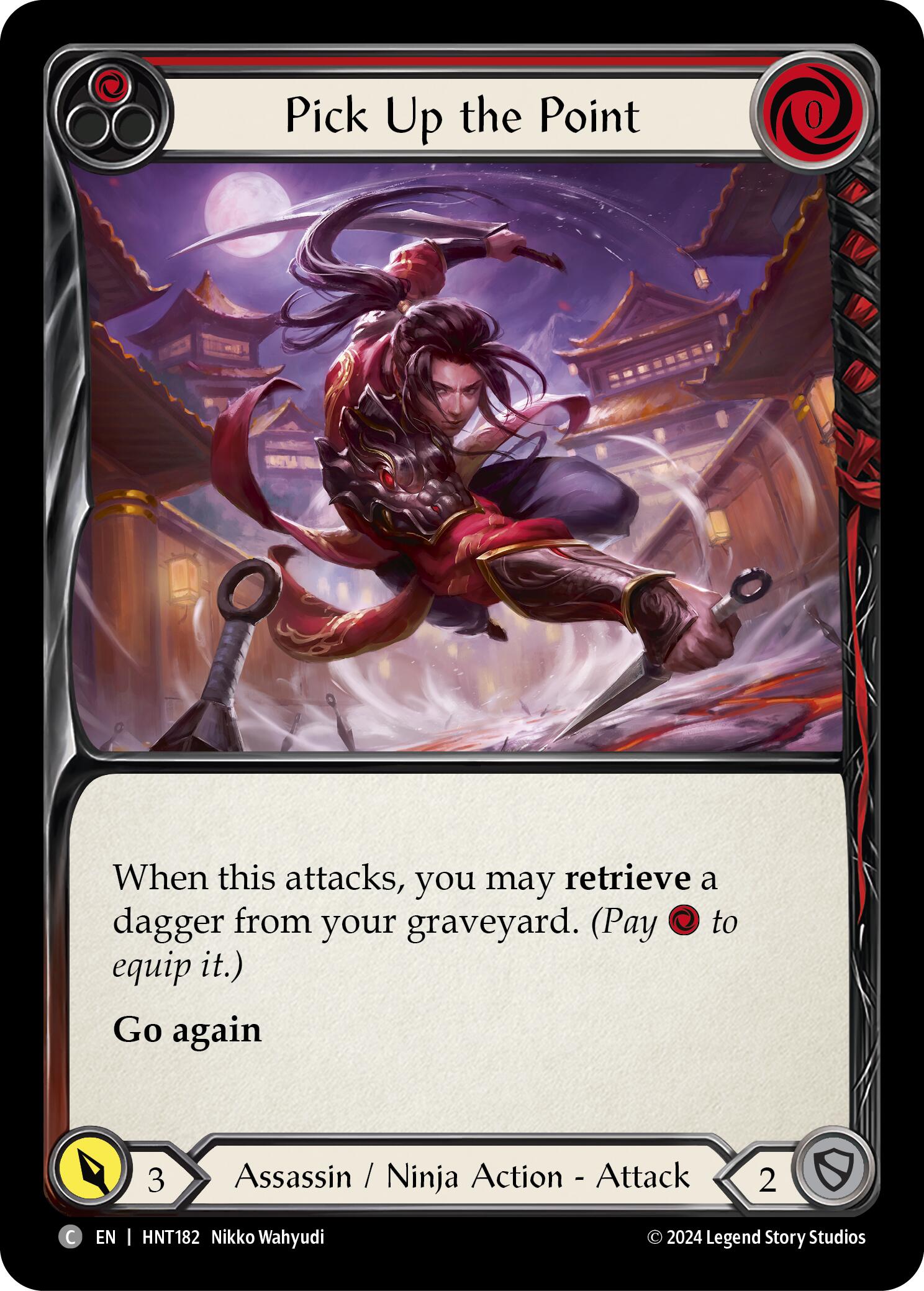 Pick Up the Point (Red) [HNT182] (The Hunted)  Rainbow Foil | Gamers Paradise