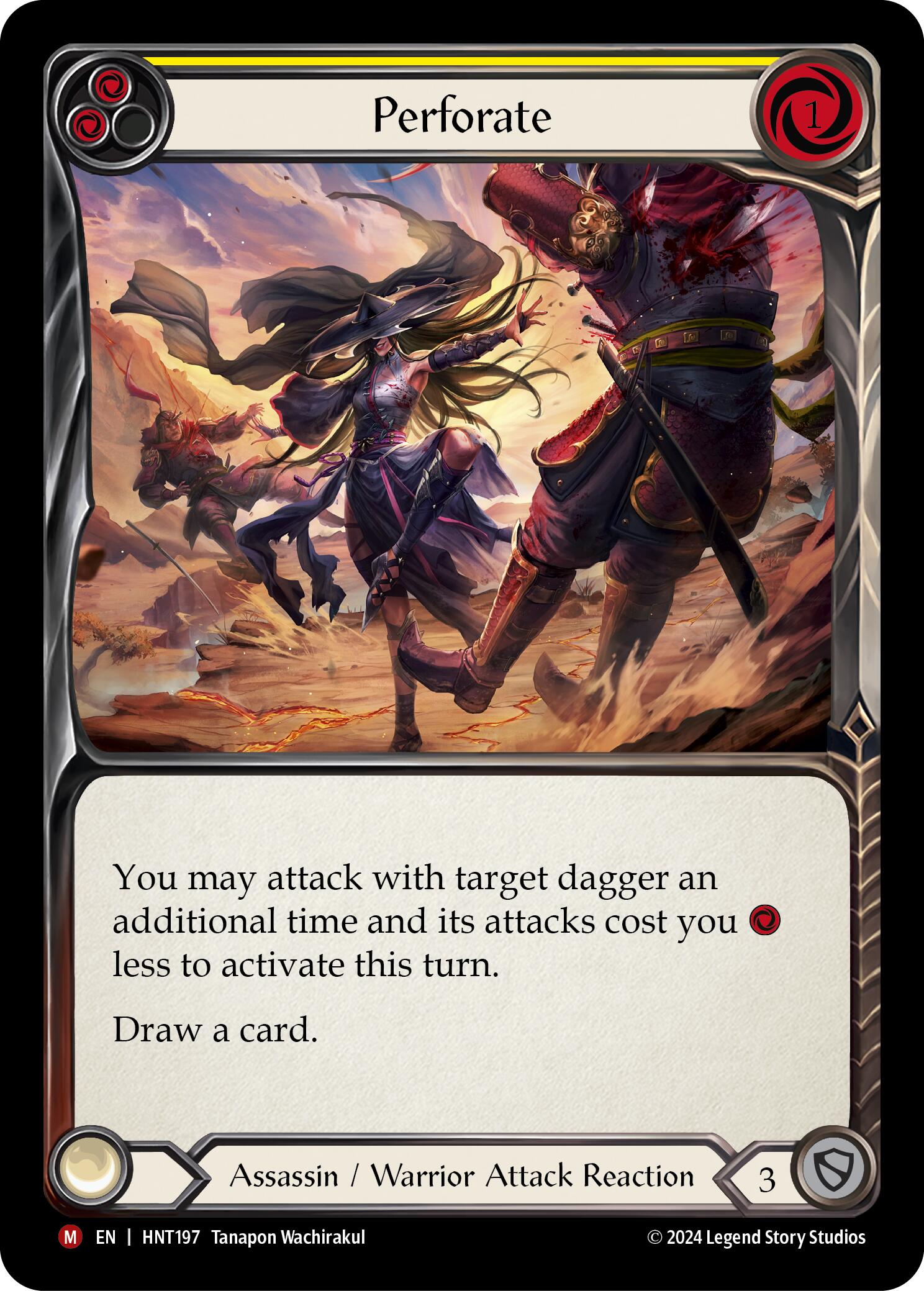 Perforate [HNT197] (The Hunted)  Rainbow Foil | Gamers Paradise