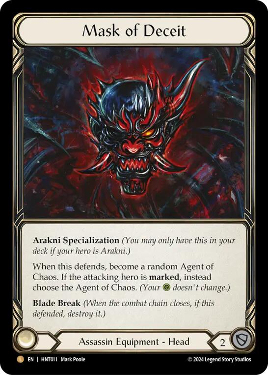 Mask of Deceit [HNT011] (The Hunted)  Rainbow Foil | Gamers Paradise